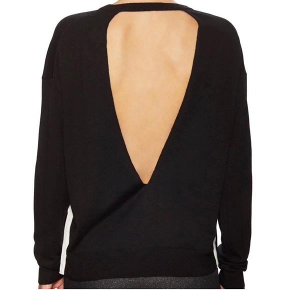 zadig and voltaire kansy deluxe open back sweater - Picture 1 of 6